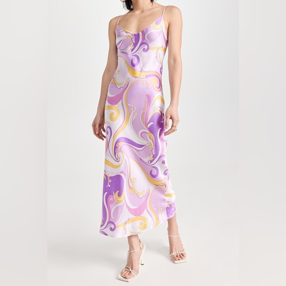 L'AGENCE Seridie Mid Length Slip Dress NWT!